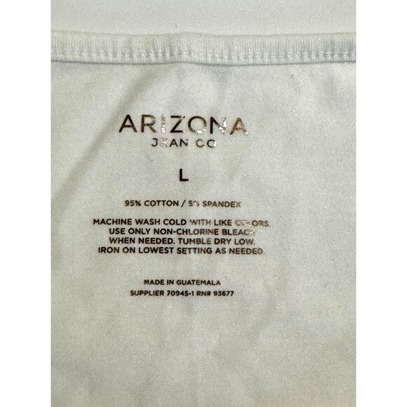 Lot Of 8 Arizona Jeans Co Womens Layering Spaghetti Strap Camisoles White Sz L - Picture 4 of 4